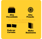 Super Fita Adesiva Resistente 5M e 10M - FitMax®(FITA MAIS FORTE DO MUNDO)