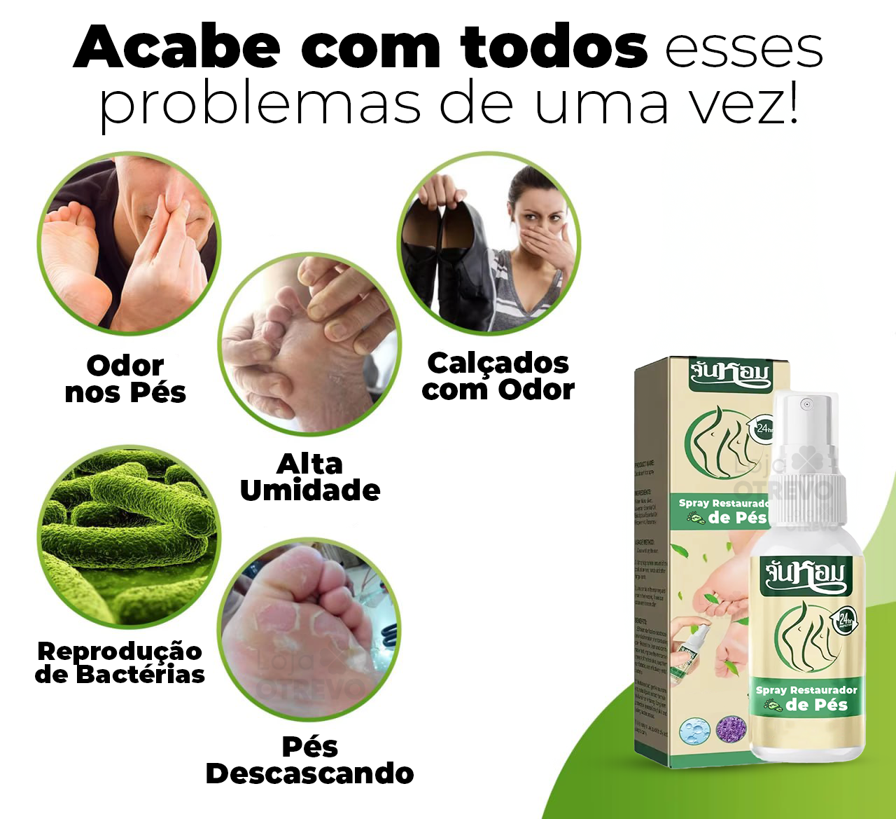 DermaShield - Spray Restaurador Rápido de Pés