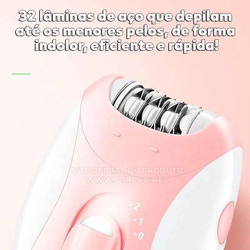 Depilador Elétrico Profissional 32 Laminas Super Potente + Brinde Exclusivo - DepilGirl®