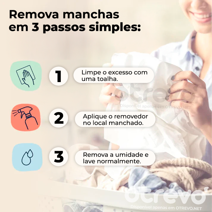 Stain Snap – Removedor Instantâneo de Manchas (Tira Mancha 10X)