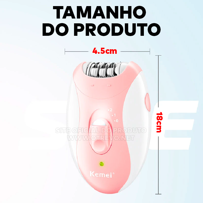 Depilador Elétrico Profissional 32 Laminas Super Potente + Brinde Exclusivo - DepilGirl®