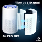 CleanAir®  - Purificador de Ar KSA10 (Com filtro HEPA )