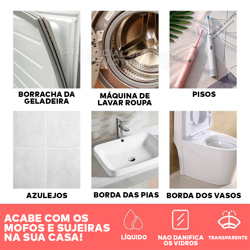 Gel removedor de Sujeira e Mofo - MagicGel®