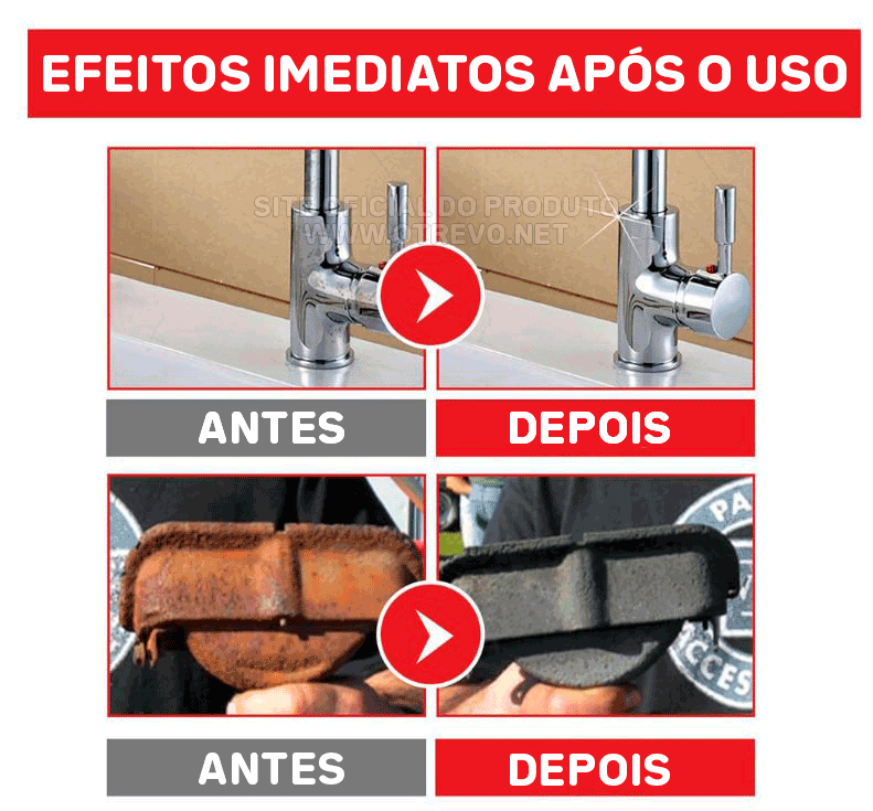 Super Removedor de Ferrugem Instantâneo - IRONGOLD®