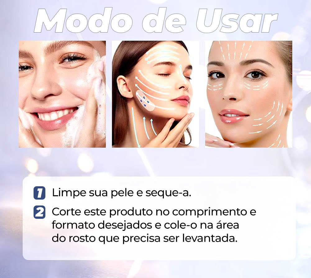 UpFace -  Esticador de Rosto e Redutor de Papada (EFEITO LIFITING INSTANTÂNEO)