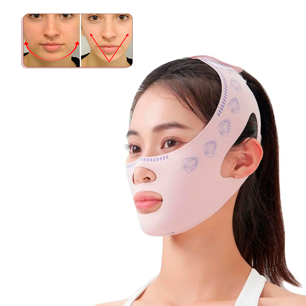 V Line - Máscara de Efeito Lifting (ROSTO EM "V" EM POUCO TEMPO)