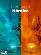 AuroraLamp -  Luminária Projetora Nórdica
