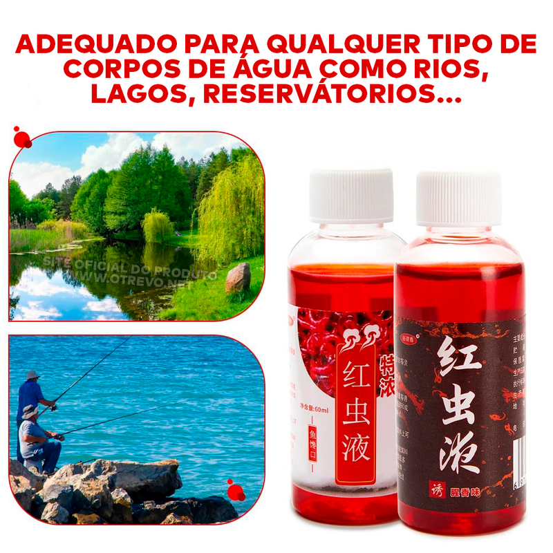 Isca Líquida Profissional Para Pesca - FishCatch® (TODOS OS PEIXES 100% FISGADOS)