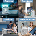 ZeroCold ® Mini Ar Condicionado Portátil 3 em 1 - (Esfria, Ventila e Umidifica)