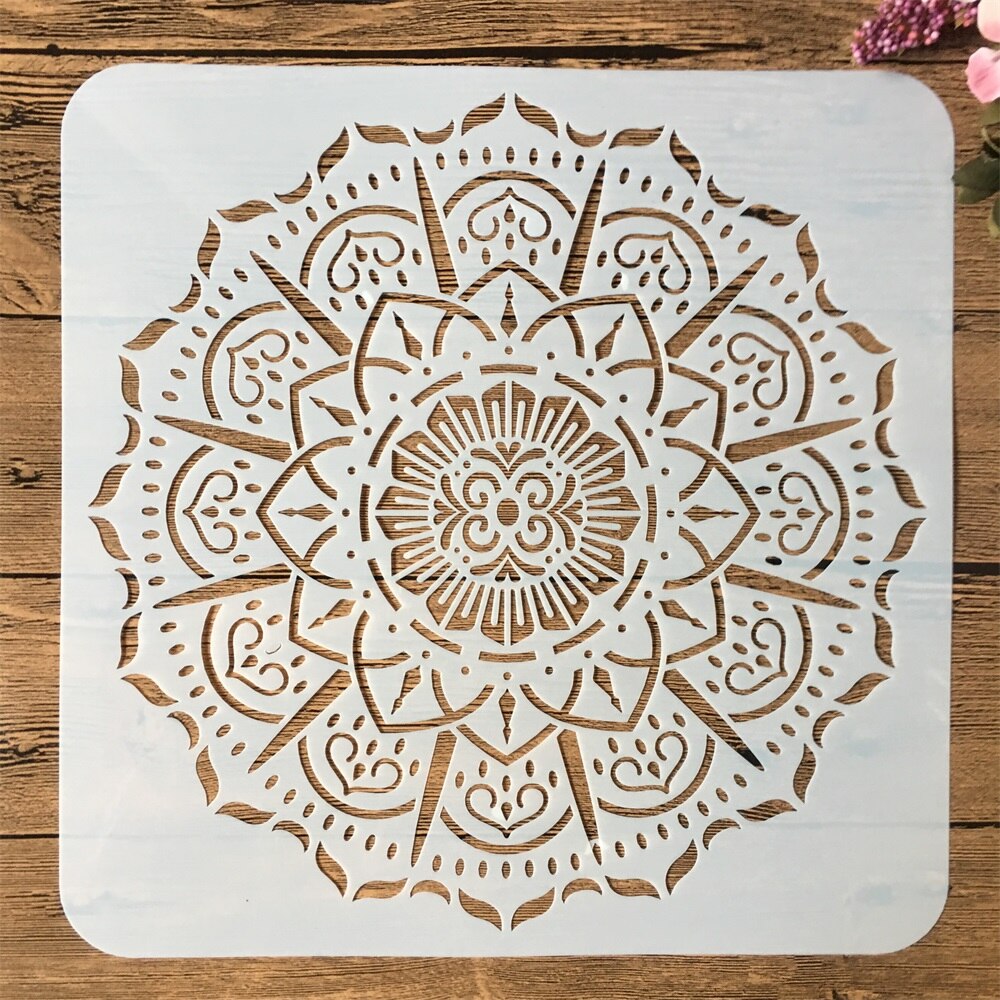 Molde Floral Stencil para Topo de Bolo (Vendas Individuais e Kit Completo)