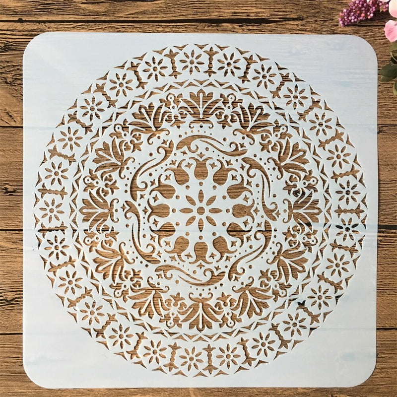 Molde Floral Stencil para Topo de Bolo (Vendas Individuais e Kit Completo)