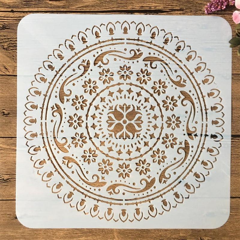 Molde Floral Stencil para Topo de Bolo (Vendas Individuais e Kit Completo)