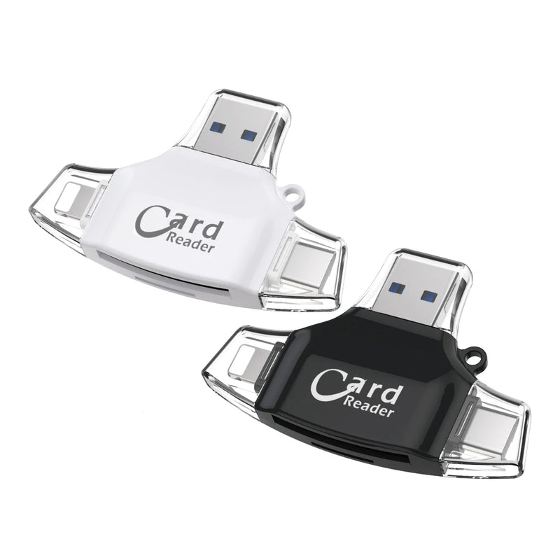 Leitor de Cartão de Memoria USB  4 em 1 - SmartCard®