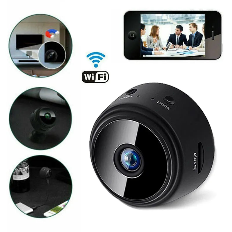 SmartCam® - Mini Câmera de Segurança Espiã Wifi Com Sensor de Presença HD