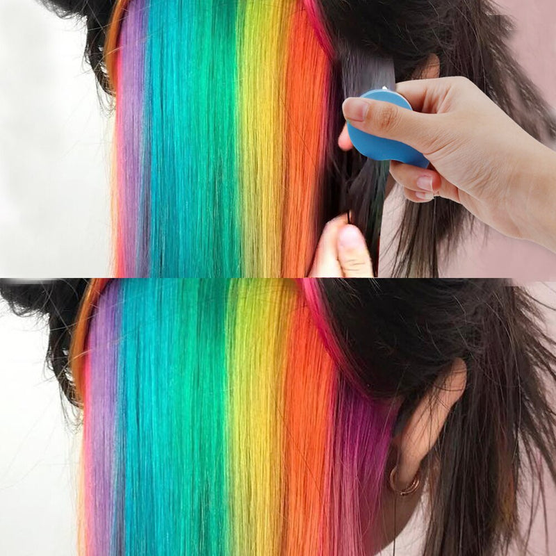 Kit Maquiagem Capilar Com 8 Cores - RainbowHair®