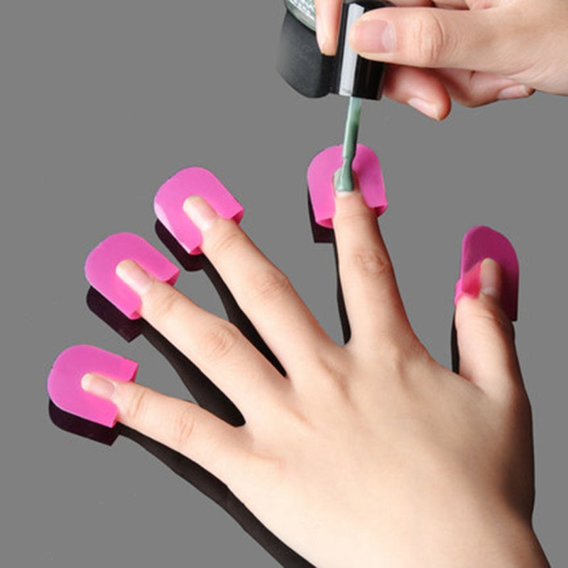 Molde para Pintar Unhas e Fazer Francesinhas - (KIT COM 26 PEÇAS) ®NailGirl