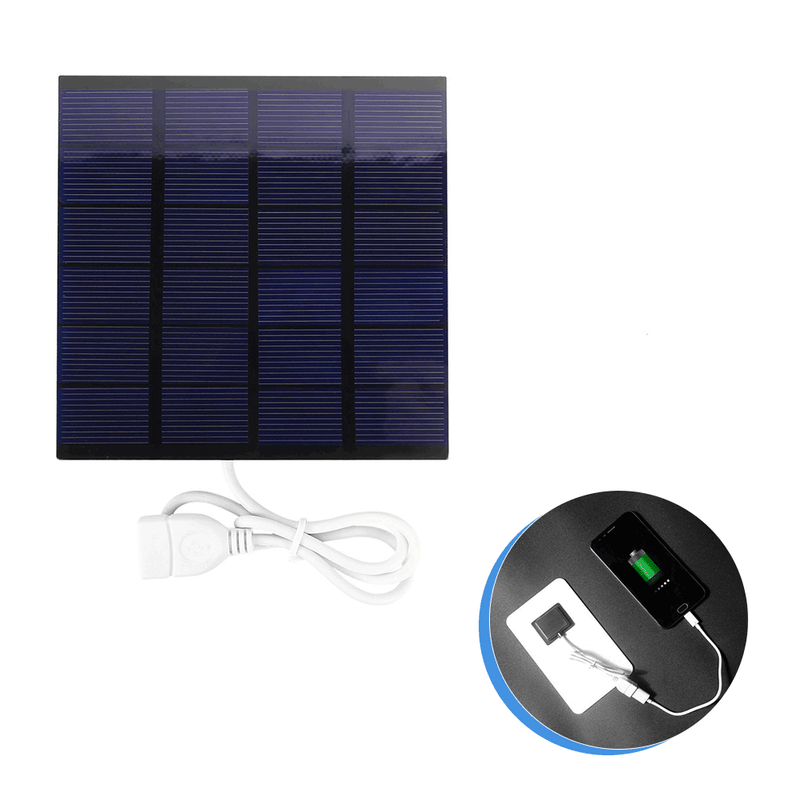 Carregador Solar Portátil Com Entrada USB - SolarPower®