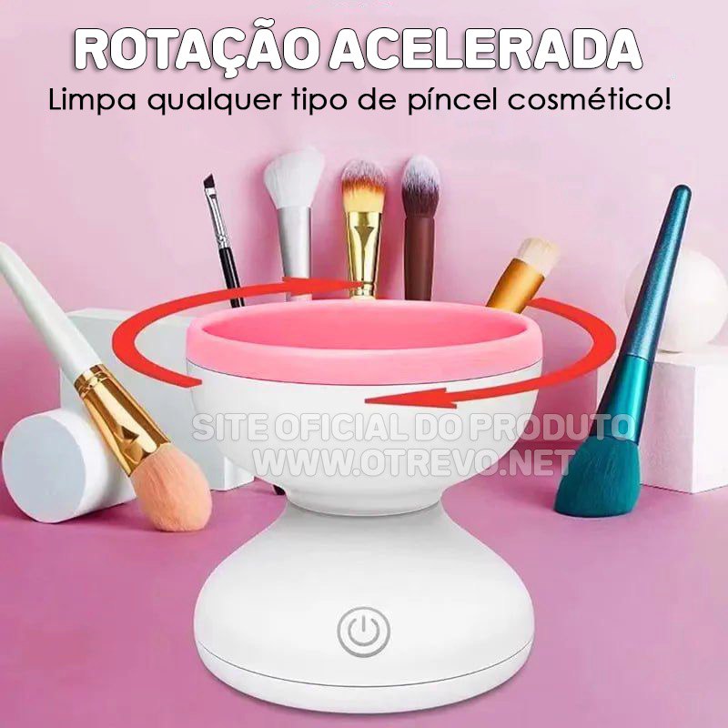 Limpador Eletrico de Pincéis Instantaneo - CleanMake® (LANÇAMENTO 2023)