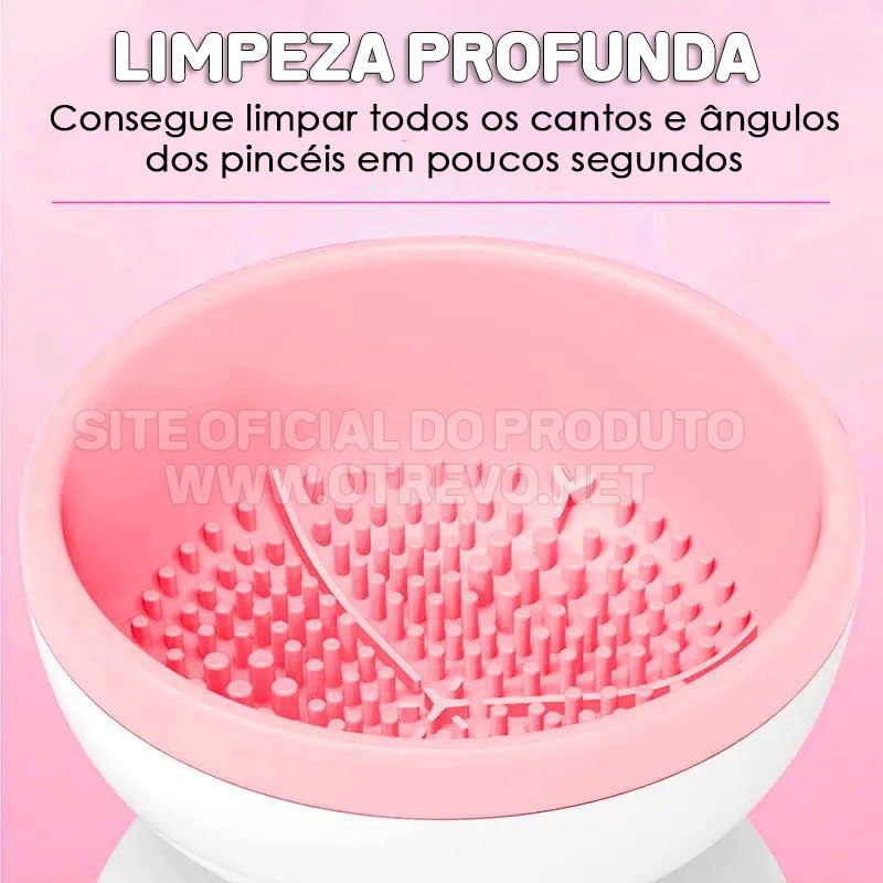 Limpador Eletrico de Pincéis Instantaneo - CleanMake® (LANÇAMENTO 2023)