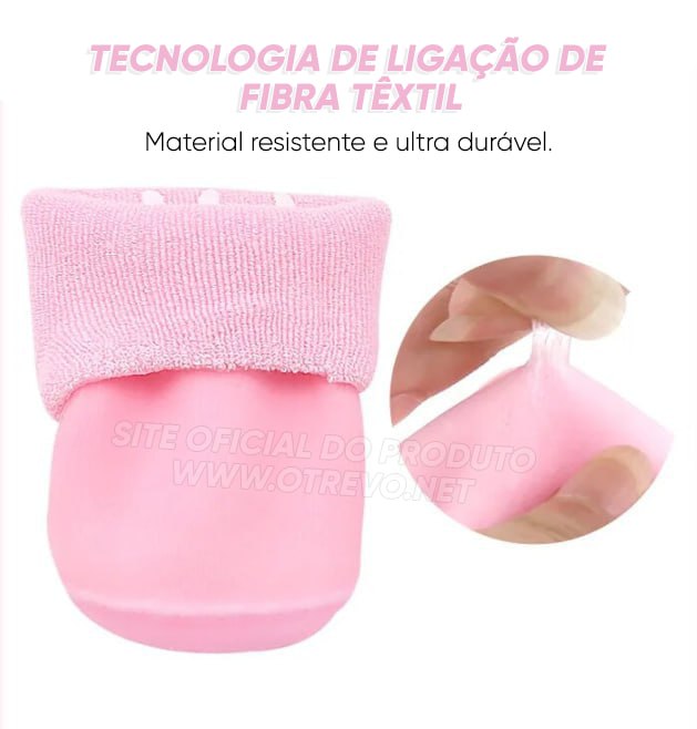 Meias Hidratantes de Gel (Remove Calos e Rachaduras) - ®SuperFoot (PÉS 100% HIDRATADOS)