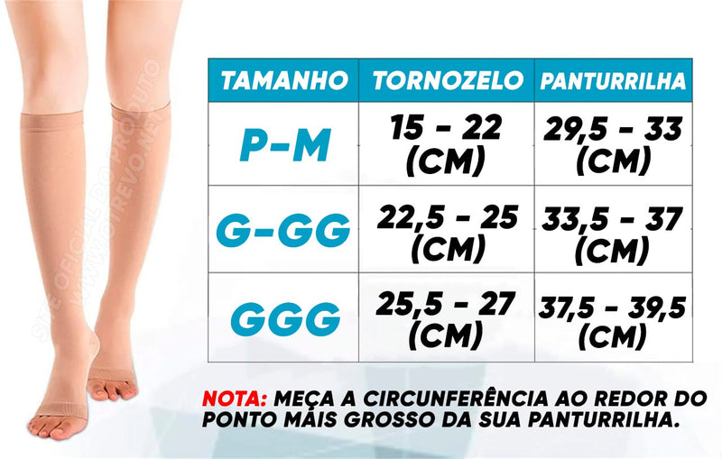 Meias Ortopédicas de Super Compreensão - Healthylegs®