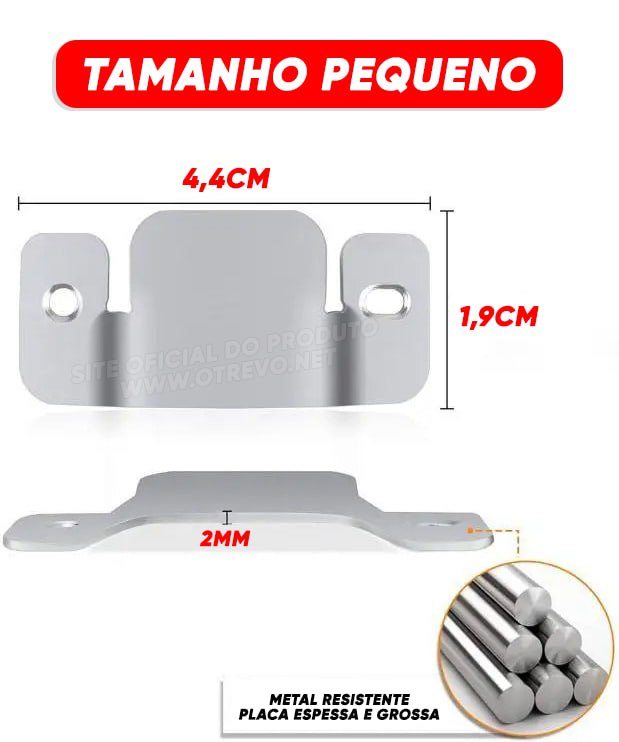 Kit 8 Peças Conector de Engate + 16 Parafusos Premium ®