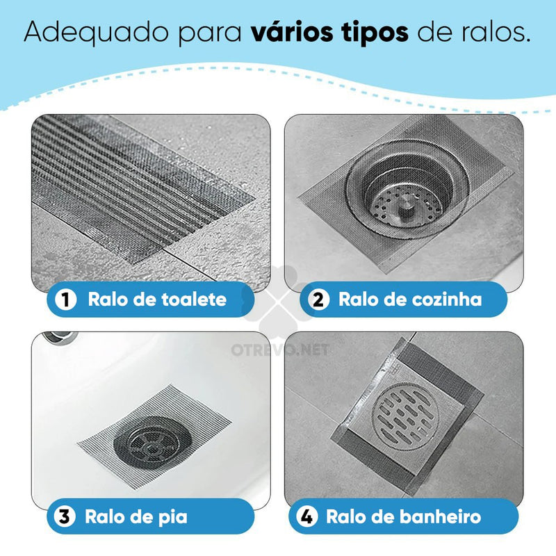 Filtro Coletor de Sujeira Para Ralos 5M 10M - CleanBath®