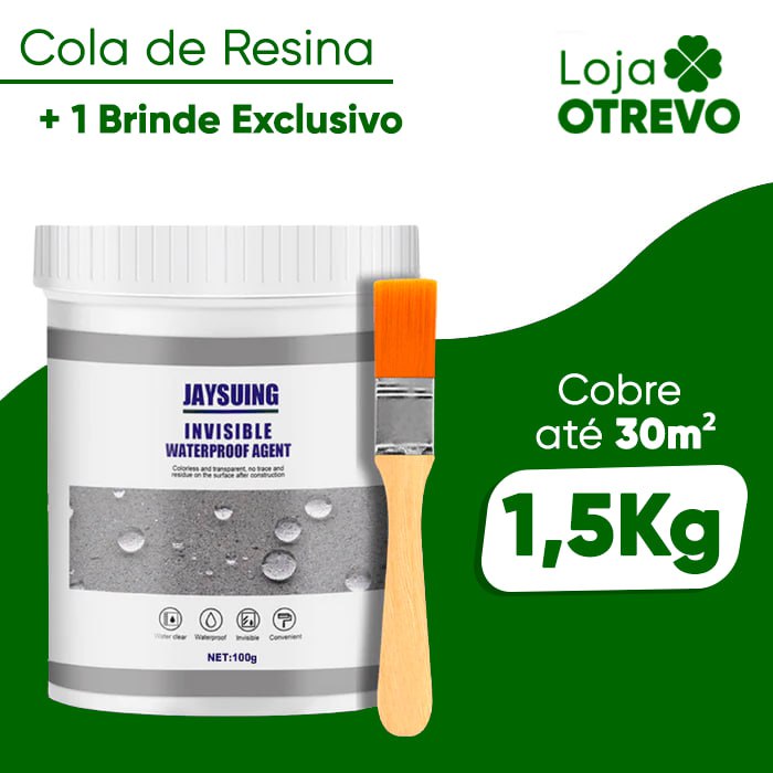 Cola de Resina Impermeável  - GoldBond® (ELIMINA TOTALMENTE AS INFILTRAÇÕES)
