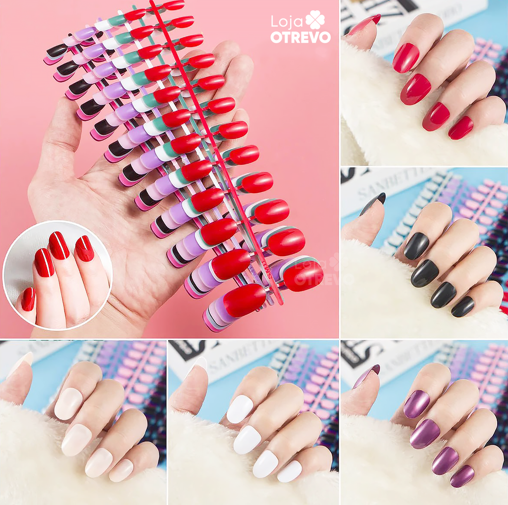 Unhas Soft Gel de Fácil Encaixe (Kit com 10 Cores) - Nailcolor®
