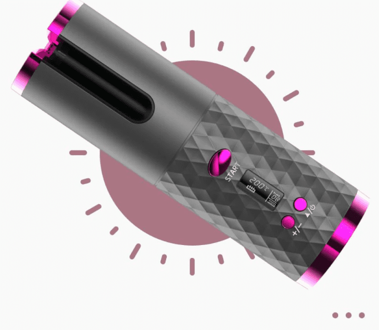 Modelador de Cachos Portátil Sem Fio 4 em 1 - HairCurler®