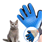 Luva Massageadora Magnética para Remoção de Pelos de Cães e Gatos ®Pet HandPet