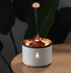 Umidificador de Ar Difusor de Aromas com Chama Vulcão ®RelaxVulcano