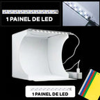 Mini Estúdio Fotográfico Portátil com LED - LightBox®