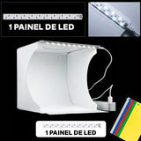 Mini Estúdio Fotográfico Portátil com LED - LightBox®