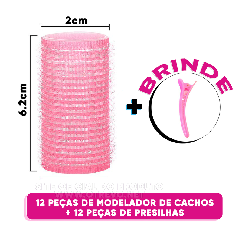 Kit Modelador de Cachos Sem Calor ®CurlyHair  - (CACHOS 100 DEFINIDOS)