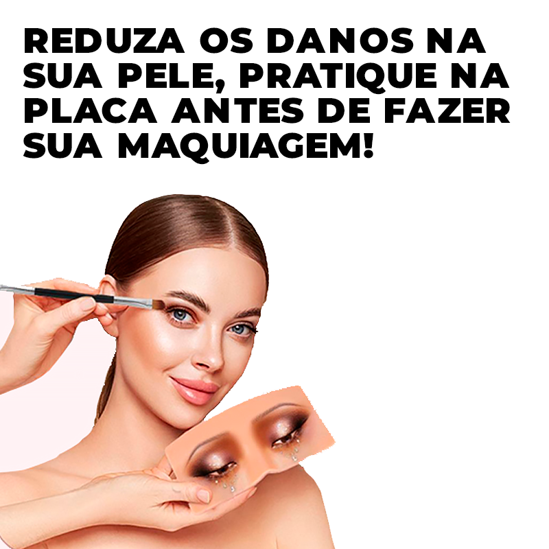 Placa De Silicone 3D Para Prática de Maquiagem - ®BeautyFace