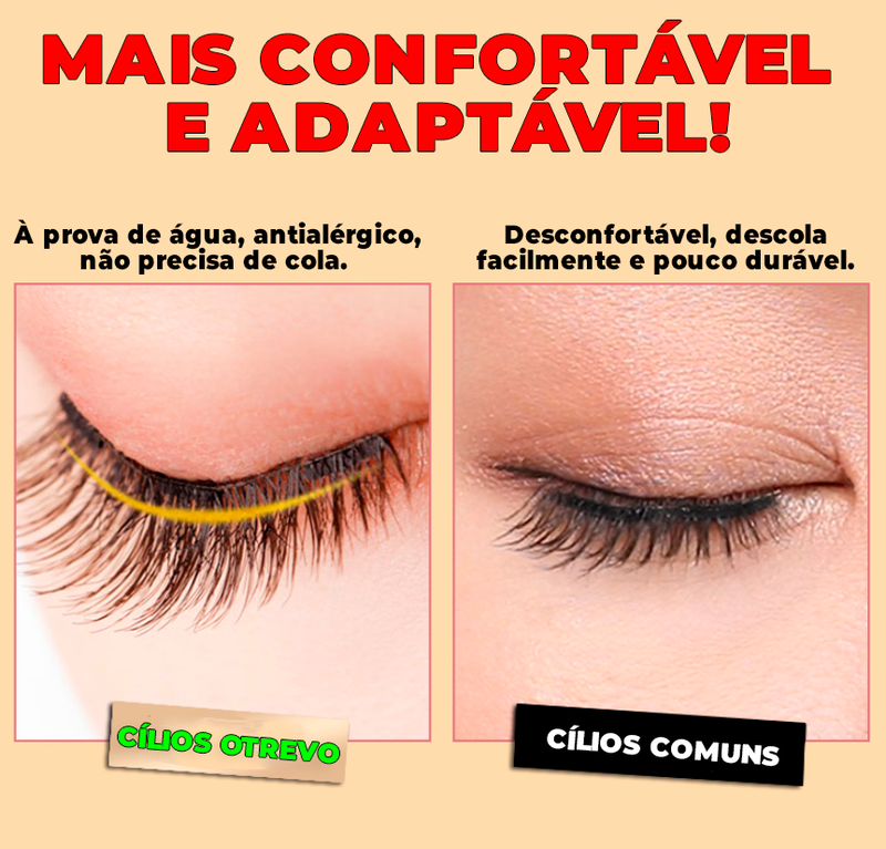 Kit Super Cílios Magnéticos + Aplicador Magnético - ®BeautyGirl