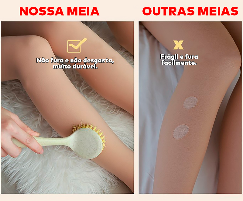 Meia Calça Pele Modeladora- ®LegsGold (PERNAS E QUADRIL 100% MODELADOS)