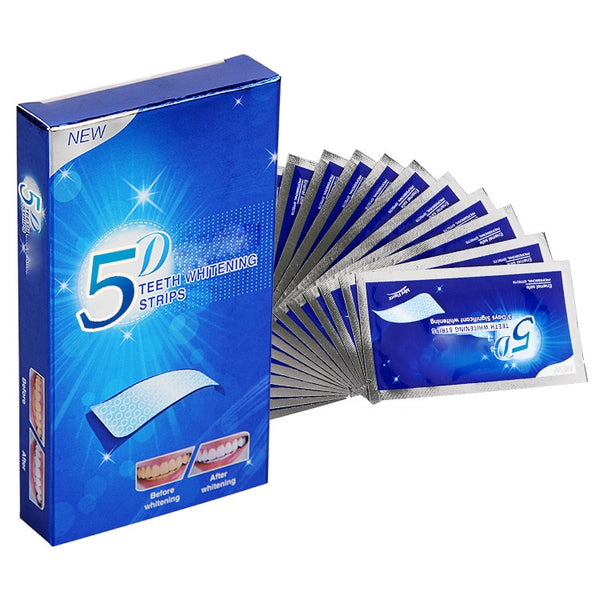 5D WHITE® - Fita Clareadora Dental (Clareamento instantâneo)