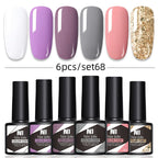 Kit Poligel Com 6 Cores Cada Set - LuxGel Née