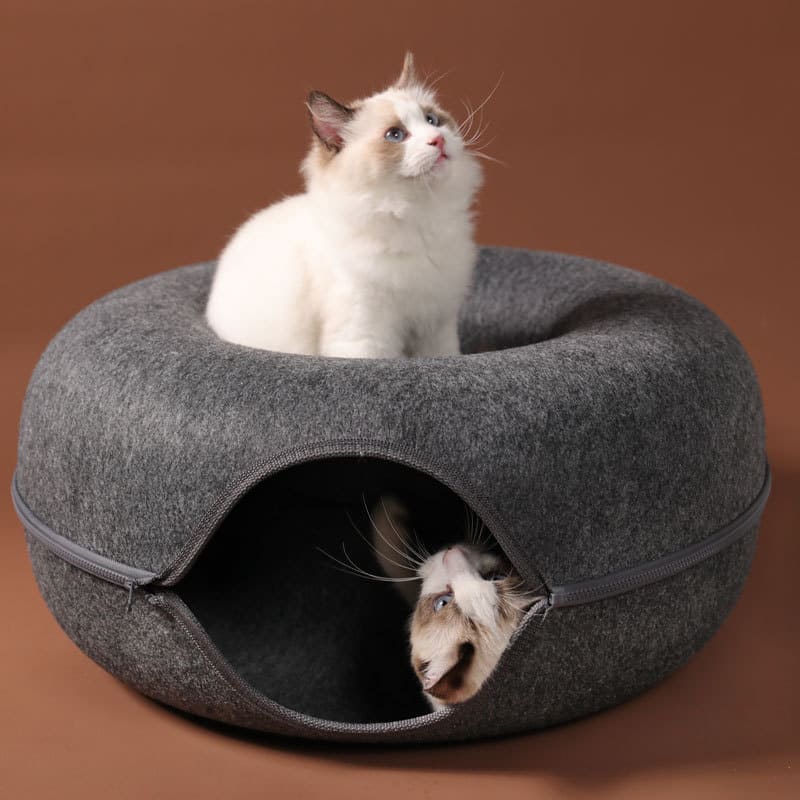 Cama Interativa Donuts para Gatos ®Bedonutts ( Desestressa e Relaxa )