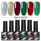 Kit Poligel Com 6 Cores Cada Set - LuxGel Née