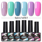 Kit Poligel Com 6 Cores Cada Set - LuxGel Née