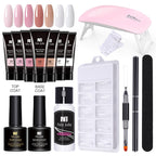 LuxGel - Née Jolie Alongamento Fácil de Unhas (Kit Completo ORIGINAL) + BRINDE CABINE DE LUZ UV PARA SECAGEM DO GEL - 50% OFF