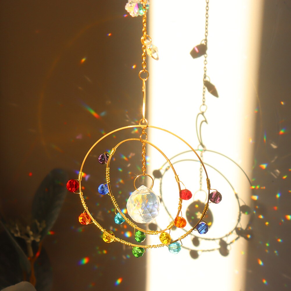Apanhador de Sol Em Cristais ®Suncatcher + Frete Grátis