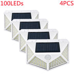 Luminária Solar 100 Led Sem Fio Automática ®LightAll