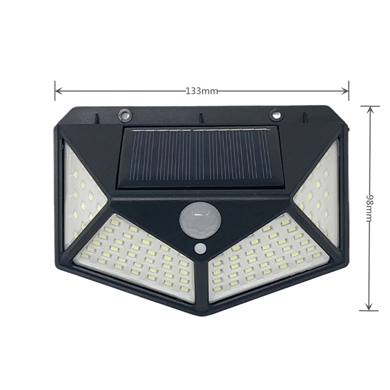 Luminária Solar 100 Led Sem Fio Automática ®LightAll