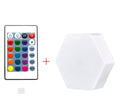 Luminaria Led Hexagonal Com TouchScreen e 16 Cores + Controle Remoto - LedMax®