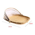 Cesta Protetora de Alimentos Artesanal (100% BAMBU ASIATICO)