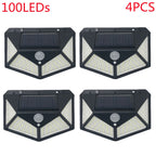 Luminária Solar 100 Led Sem Fio Automática ®LightAll